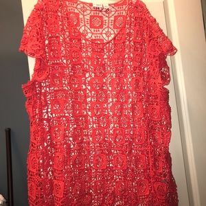 Cato Brand Plus size Crochet Top